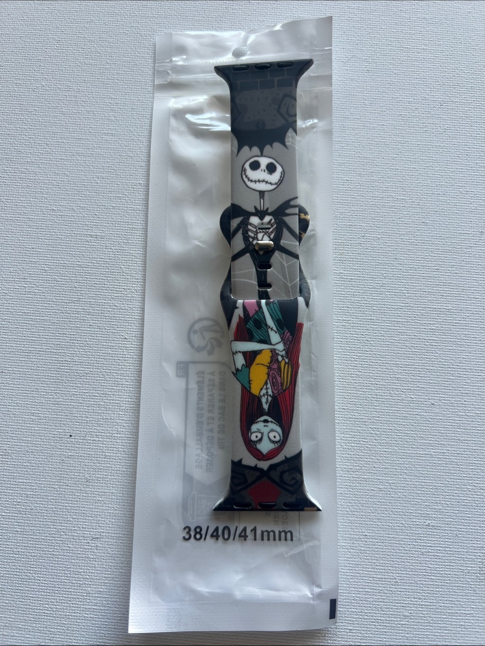 Nightmare Before Christmas Silicone Watch Band - Jack & Sally